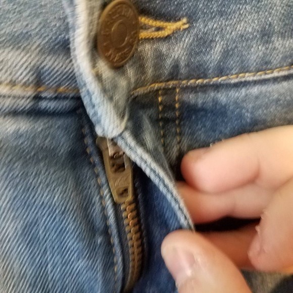 LAUREN Ralph Lauren Size 14 Classic Straight Leg Denim Jeans Preowned - Picture 3 of 9